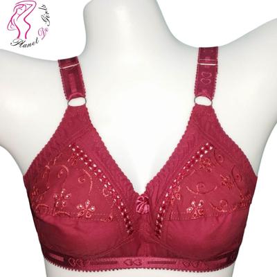Cotton Embroidered Comfortable And Lightweight Non-Padded Bra