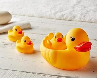 Rubber Water Splashing Duck Toy