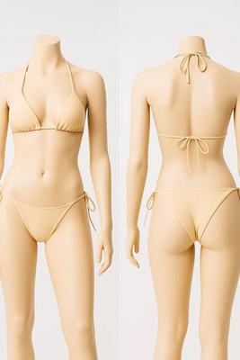 Lycra Plain Comfortable And Breathable Bikini Set