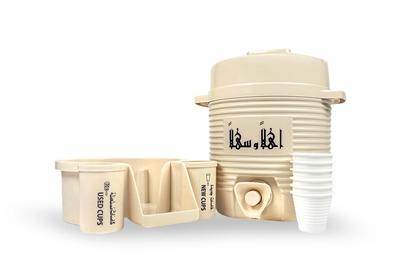 Water Dispenser with 6 Reusable Cup Durable and Easy to clean