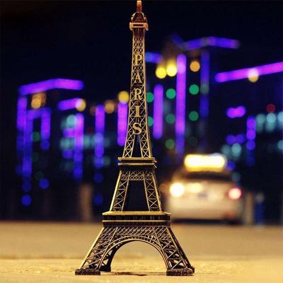 Metal Monument - Eiffel Tower for Home and Office Decor - 1 Pc - 4 inches