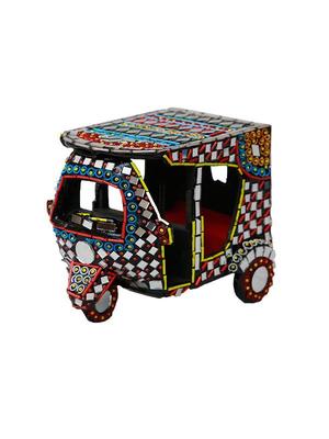 Mini Colorful Rikshaw - 1 Pc Vibrant Design