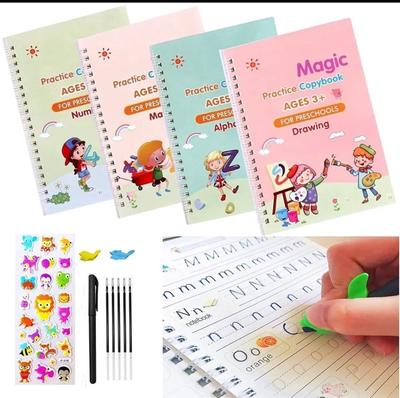 Sank Magic Book Writing Practice Copybook - With Refills & Pen