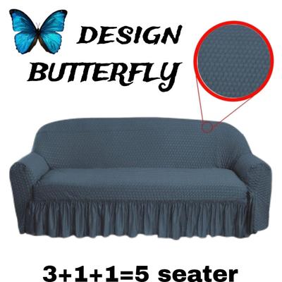 5 Seater Jersey Textured Sofa Covers