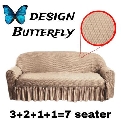 7 Seater Jersey Textured Sofa Covers
