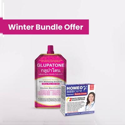 GLUPATONE Emulsion 50ml And Homeo Cure Beauty Cream
