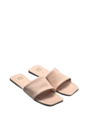 Stylish Women's Beige Rexine Fancy Flats - Available in Multiple Sizes