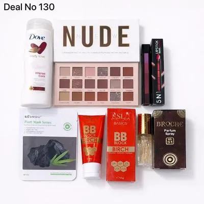 6 in 1 Makeup & Skincare Bundle 300 g - 7 Pc