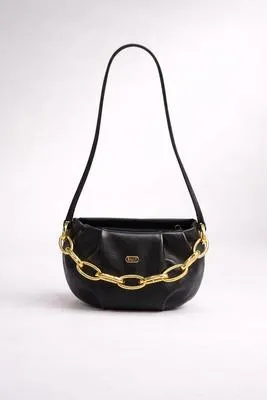 Girl's Leather Plain Shoulder Bag