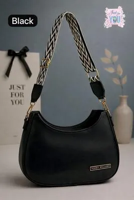 Girl's Leather Plain Shoulder Bag