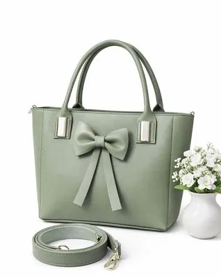 Women's Leather Plain Shoulder Bag