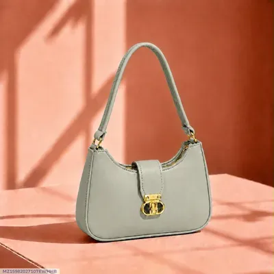 Women's Leather Plain Shoulder Bag thumbnail 2