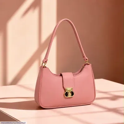 Women's Leather Plain Shoulder Bag thumbnail 2
