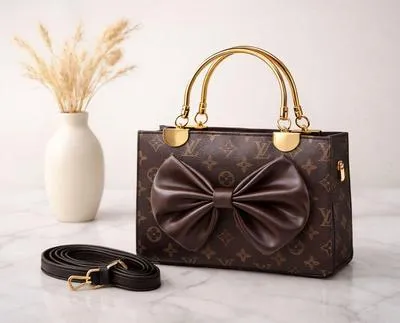 Girl's Leather Plain Hand Bag