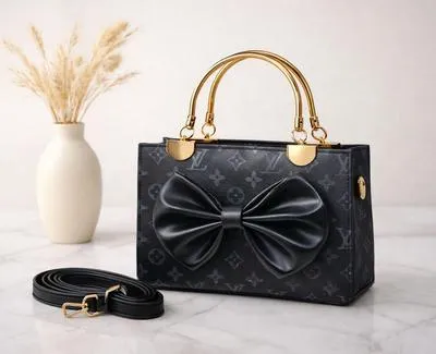 Girl's Leather Plain Hand Bag