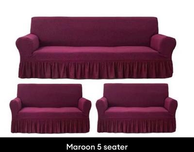 5 Seater Mesh Plain Sofa Covers