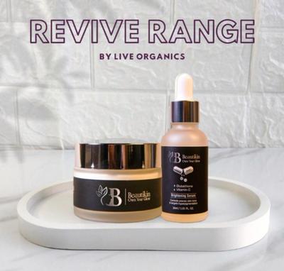 Revitalizing 2 in 1 Skincare Bundle - Face Serum & Whitening Cream