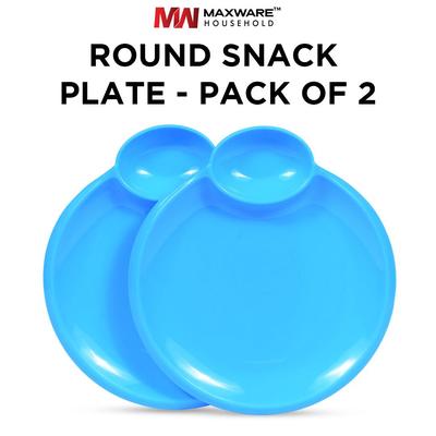 2-Piece Snack Plates Set – Convenient, Versatile & Perfect for Everyday Use
