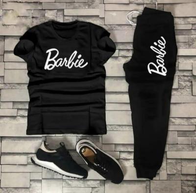 2 Pcs Women's Stitched Printed Tracksuit