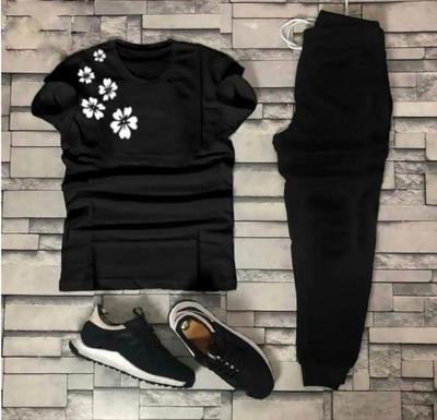 2 Pcs Women's Stitched Printed Tracksuit