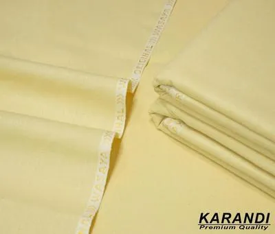 Men’s Unstitched Karandi Plain Suit
