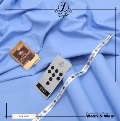 Men’s Unstitched Wash And Wear Plain Suit