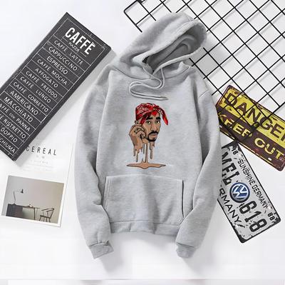 Men's Printed Fleece Hoodie - 1 Pc Comfortable Hooded Sweatshirt