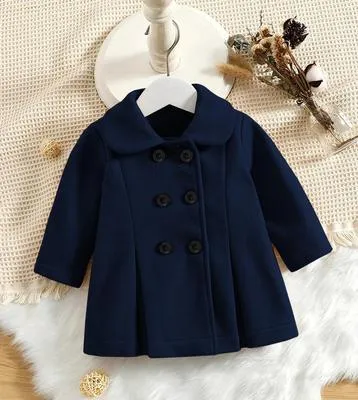1 Pc Girl's Fleece Plain Jacket
