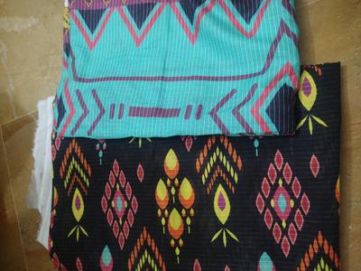 3 Pcs Women's Unstitched Printed Suit