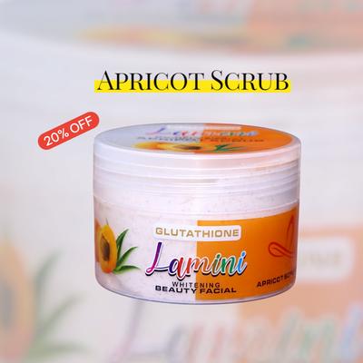 Whitening And Brightening Facial Scrub - 300ml (1 Pcs) Exfoliator for All Skin Types