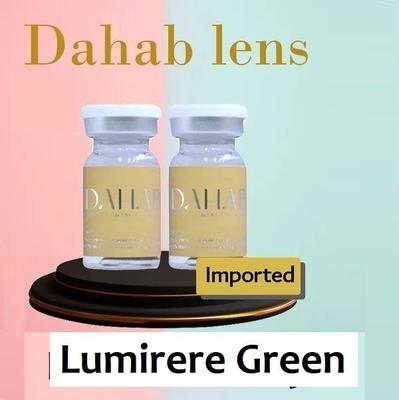 Pair of Dahab Contact Lenses - Color Lumirere Green