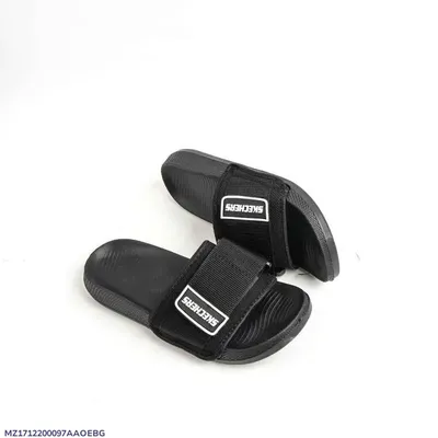 Black Casual Slide Slippers for Hot Weather thumbnail 7