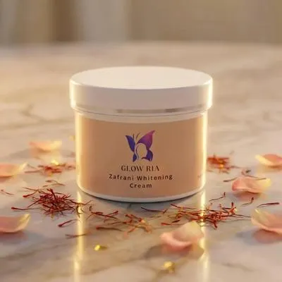 Glow Ria Zafrani Whitening Cream, 100 Gram, 1 Pc, No Side Effect