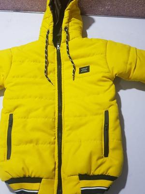 1 Pc Boy's Stitched Polyester Quilted Plain Puffer Jacket