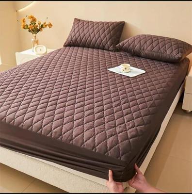 Double Bed Micro Mattress Cover - Waterproof & Quilted | 1 Pc