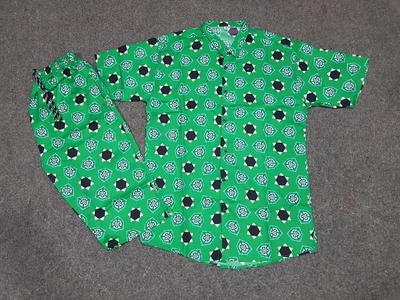 2 Pcs Men's Cotton Printed Co-ord Set