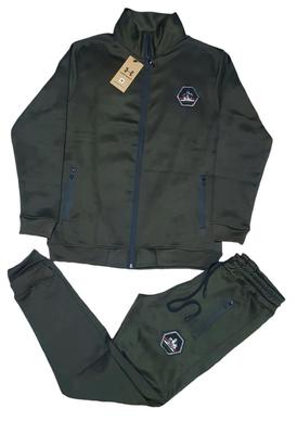 Unisex Black Hoodie Track Suit - 2 Pcs Dri Fit Plain Style