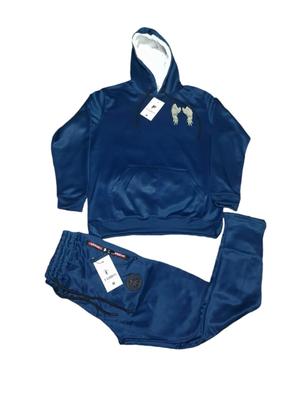 Men's Fleece Hoodie Track Suit - 2 Pcs