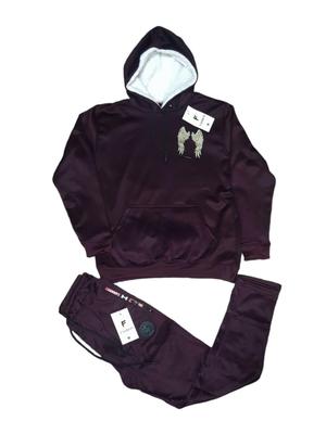 Men's Fleece Hoodie Track Suit - 2 Pcs