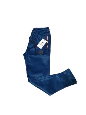 Men's Plain Polyester Trouser - 1 Pc Casual Wear in Blue