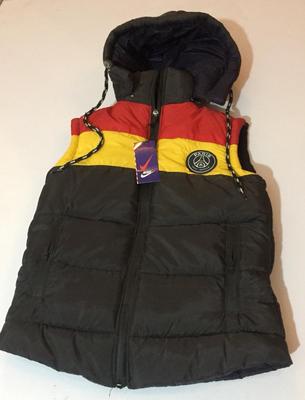 1 Pc Boy's Stitched Parachute Quilted Plain Sleeveless Jacket
