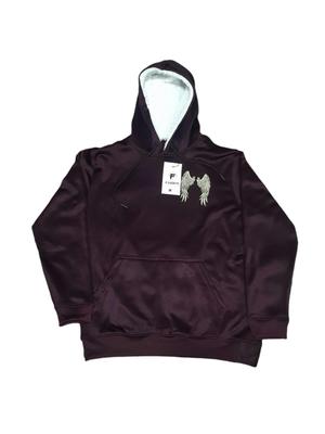 Men's Maroon Polyester Fleece Hoodie | Graphic Sublimation | 1 Pc