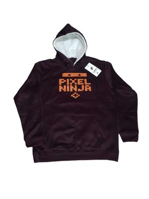 Men's Graphic Sublimation Hooded Fleece Hoodie - 1 Pc in Stylish Brown