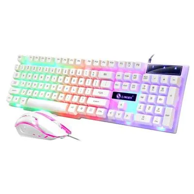 RGB wired keyboard Cool Multi Colours Lights RGB wired Mouse RGB Gaming Keyboard