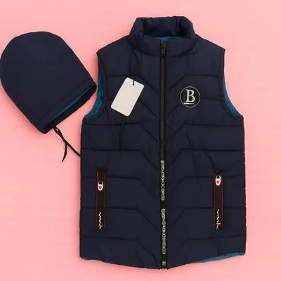 1 Pc Men's Parachute Printed Sleeveless Jacket