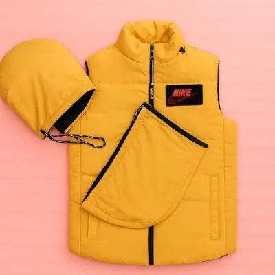 1 Pc Men's Parachute Printed Sleeveless Jacket