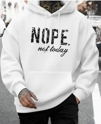 1 Pc Men's Polyester Fleece Printed Hoodie