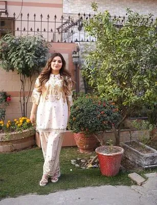 2 Pcs Women's Stitched Swiss Lawn Printed Co-Ord Set