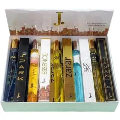 5 Pcs Alcohol-Free Pocket Perfume - Unisex Fruity Fragrance