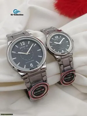 Couple Analouge Watch Water Resistant FW90